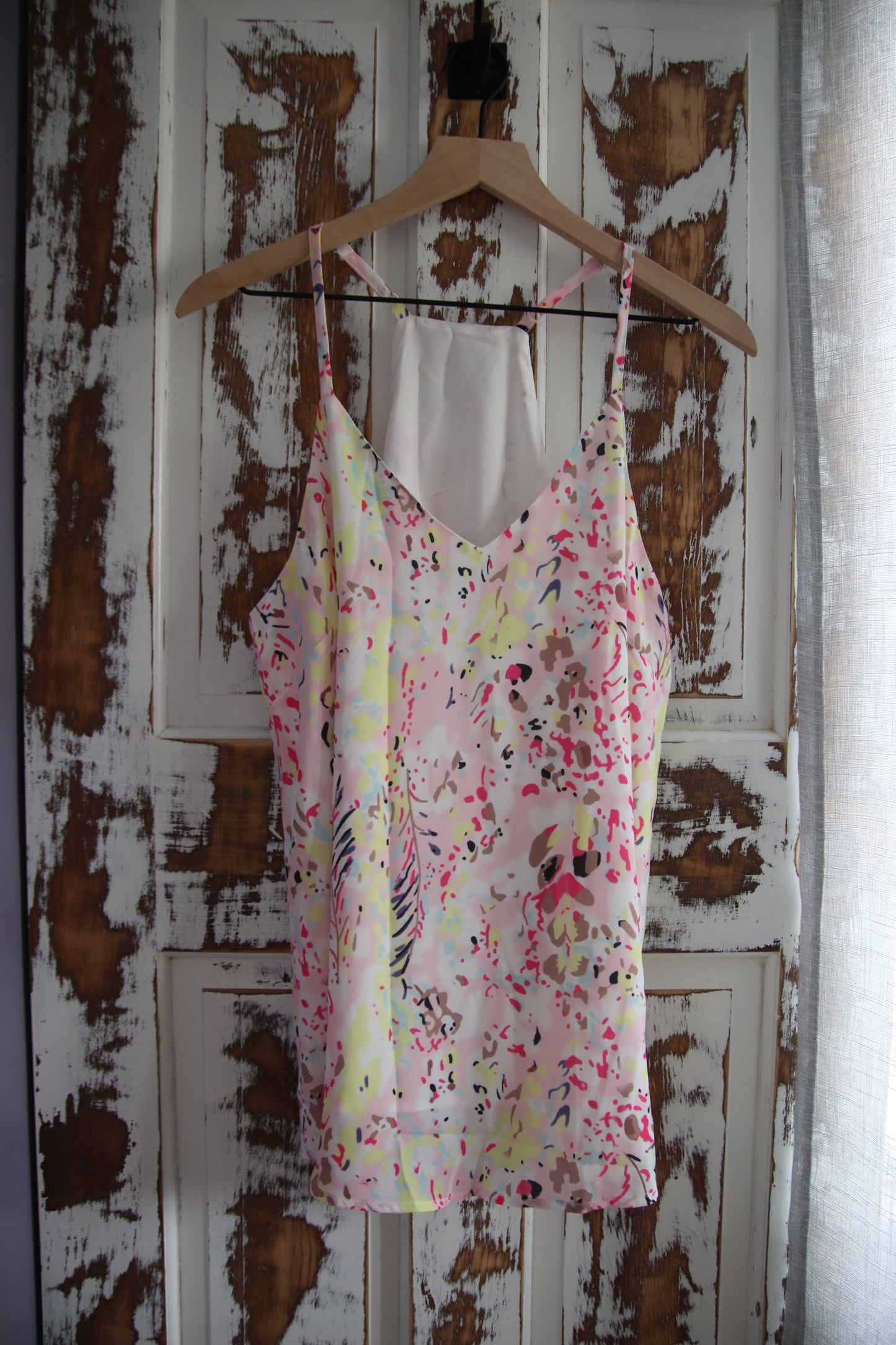 Floral Print Racer Back Tank