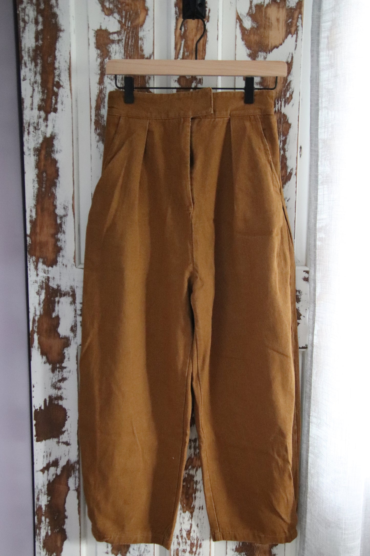High Waist Pleated Trousers