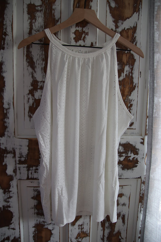 Eyelet Halter Top
