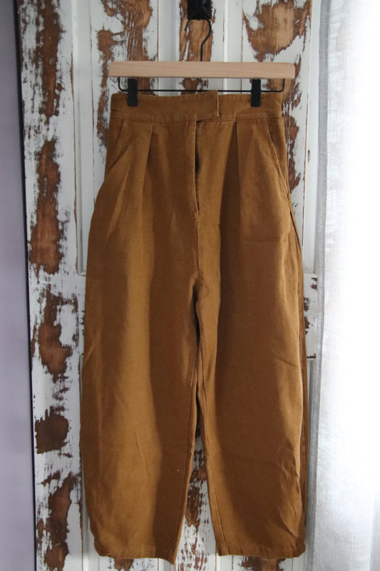 High Waist Pleated Trousers