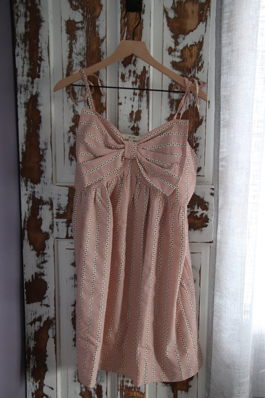 Bow Front Mini Dress